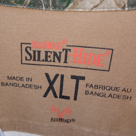 RedHead Silent Hide Realtree Camo Long Sleeve Men's XLT Shirt. FF225 - Picture 4 of 4